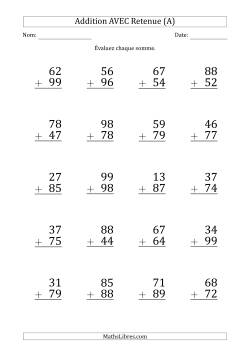 Fiches D Exercices Sur L Addition