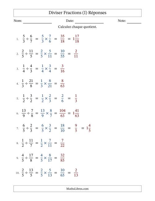 Diviser fractions propres e impropres, et avec simplification dans quelques problèmes (I) page 2