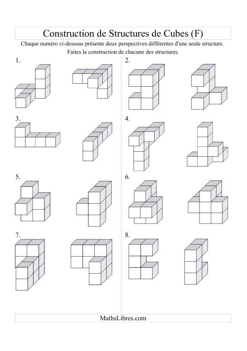 Construction de structures de cubes (F)