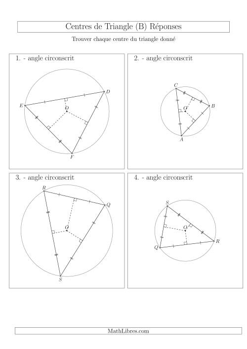 Angles Circonscrits des Triangles Aiguës (B) page 2