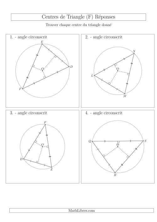 Angles Circonscrits des Triangles Aiguës  et Obtus (F) page 2