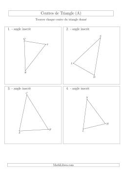 Angles Inscrits des Triangles Aiguës