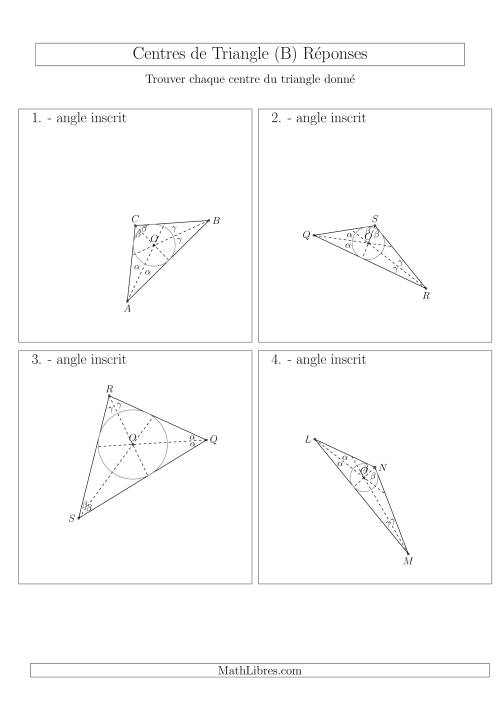Angles Inscrits des Triangles Aiguës et Obtus (B) page 2