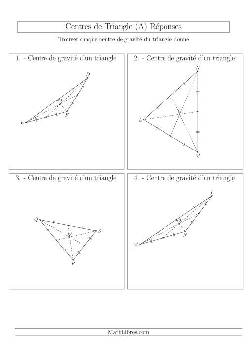 Centres de Gravité des Triangles Aiguës et Obtus (A) page 2