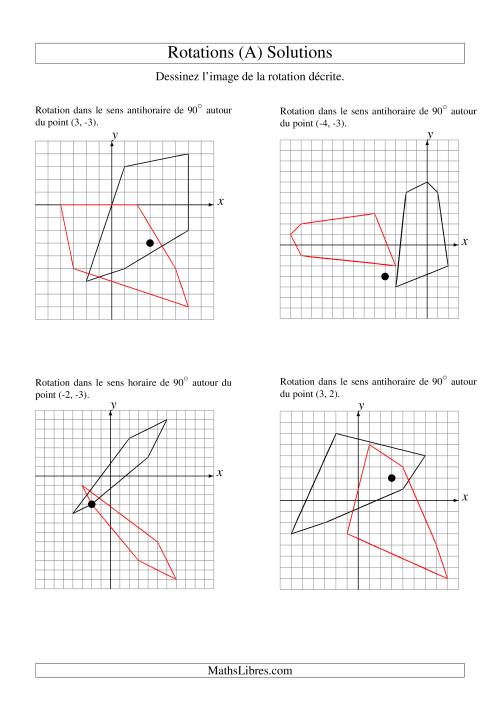 Rotation de figures à 5 sommets (A) page 2