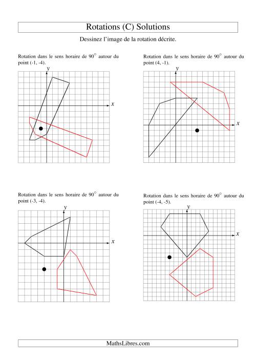 Rotation de figures à 5 sommets (C) page 2