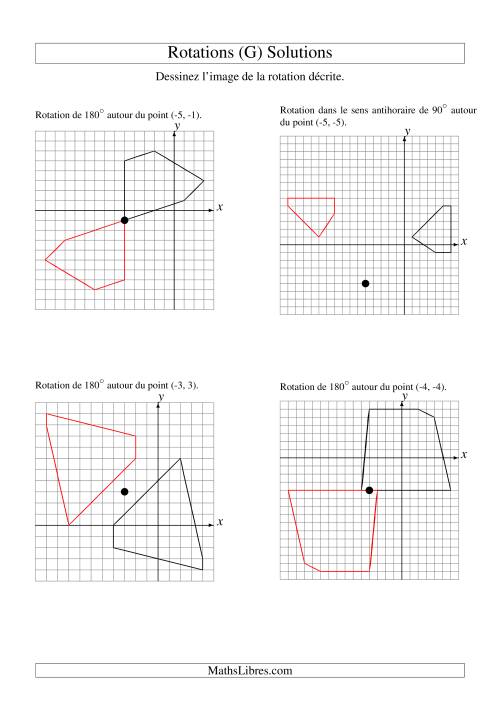 Rotation de figures à 5 sommets (G) page 2