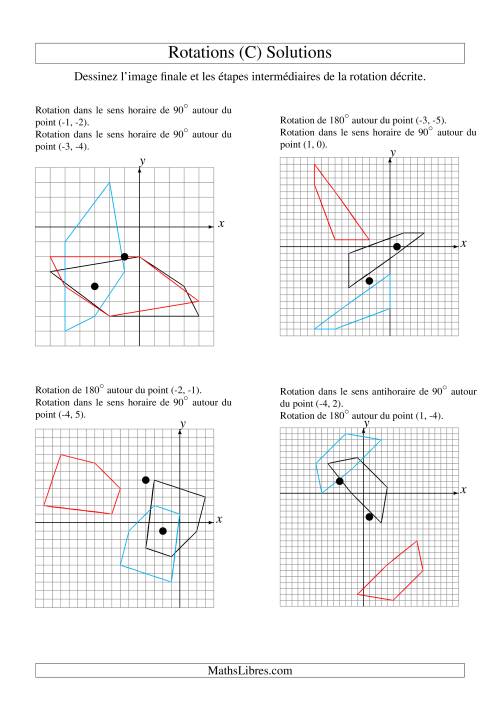 Rotation de figures à 5 sommets -- 2 étapes (C) page 2