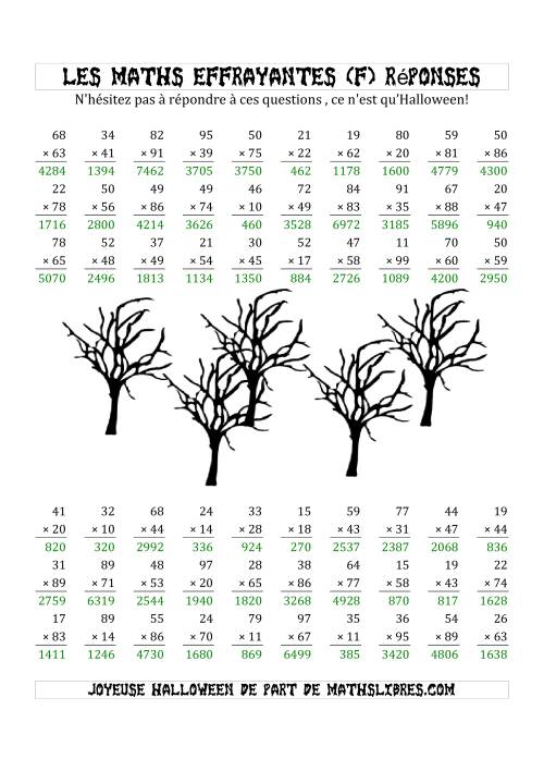 Les Maths Effrayantes (Multiplication à Deux Chiffre) (F) page 2