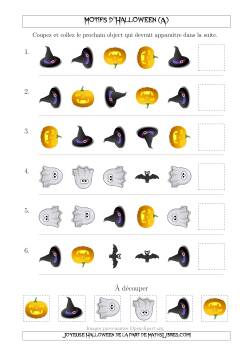 Images de Motifs d'Halloween Pas Très Effrayants avec Deux Particularités (Forme & Rotation)