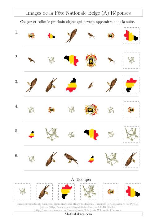 Images de la Fête Nationale Belge avec Trois Particularités (Forme, Taille & Rotation) (Tout) page 2