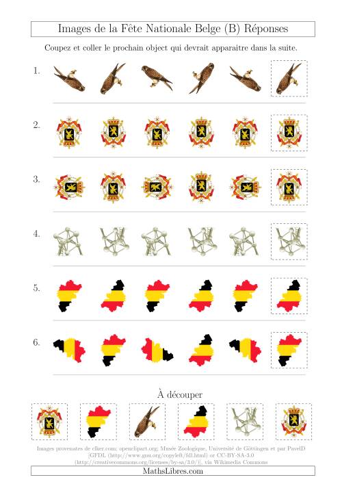 Images de la Fête Nationale Belge avec Une Seule Particularité (Rotation) (B) page 2