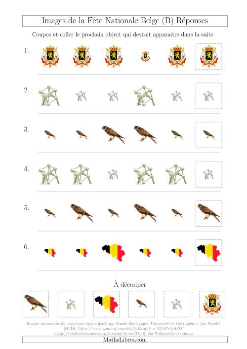 Images de la Fête Nationale Belge avec Une Seule Particularité (Taille) (B) page 2