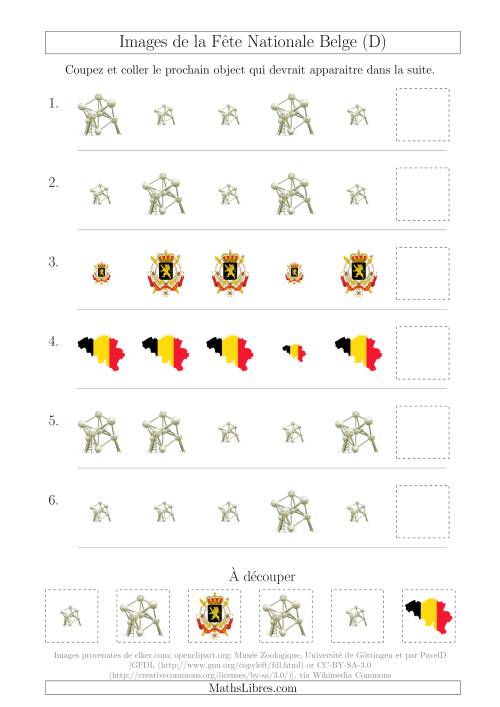 Images de la Fête Nationale Belge avec Une Seule Particularité (Taille) (D)