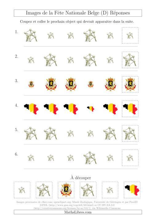Images de la Fête Nationale Belge avec Une Seule Particularité (Taille) (D) page 2