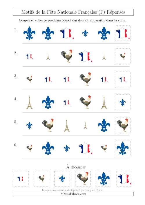 Images de la Fête Nationale Française avec Deux Particularités (Forme & Taille) (F) page 2