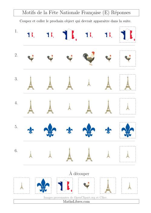 Images de la Fête Nationale Française avec Une Seule Particularité (Taille) (E) page 2