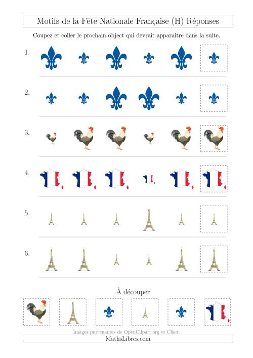 Images de la Fête Nationale Française avec Une Seule Particularité (Taille) (H) page 2