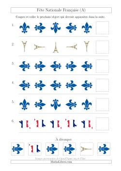 Images de la Fête Nationale Française avec Une Seule Particularité (Rotation)