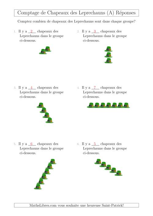 Comptage de Chapeaux des Leprechauns Arrangés en Forme Linéaire (A) page 2