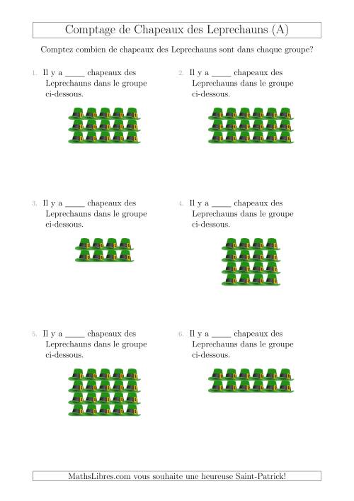 Comptage de Chapeaux des Leprechauns Arrangés en Forme Rectangulaire (A)