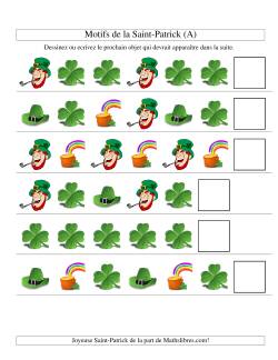 Motifs de la Saint Patrick avec Une Particularité (forme)