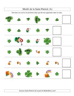 Motifs de la Saint Patrick avec Trois Particularités (forme, taille & forme)