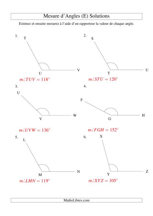 Mesure d'angles entre 90° et 180° (E) page 2