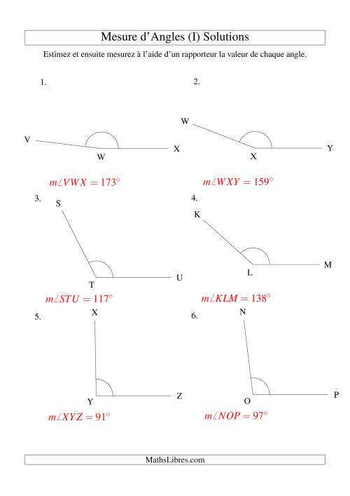 Mesure d'angles entre 90° et 180° (I) page 2