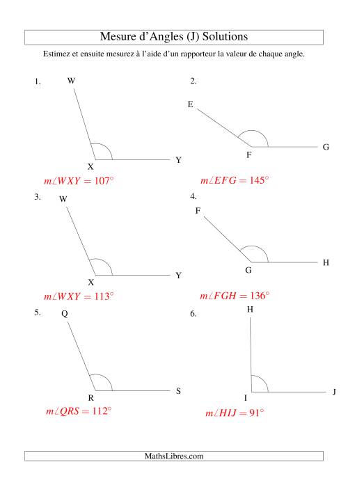 Mesure d'angles entre 90° et 180° (J) page 2
