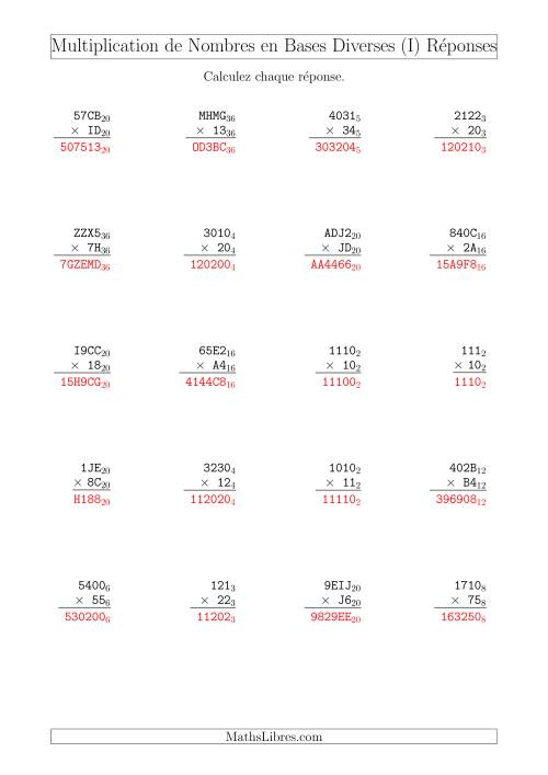 Multiplication de Nombres en Bases Diverses (I) page 2