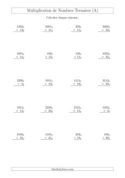 Multiplication de Nombres Ternaires (Base 3)