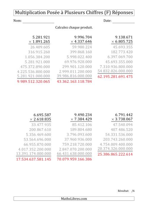 Multiplication d'un Nombre à 7 Chiffres par un Nombre à 7 Chiffres avec un Point comme Séparateur de Milliers (F) page 2