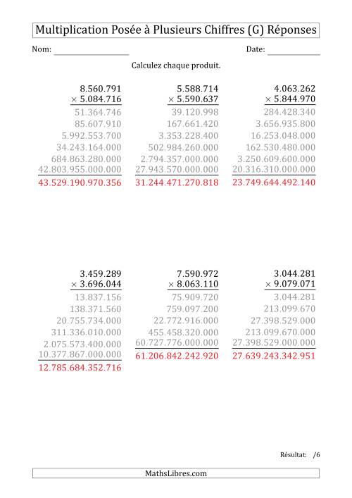 Multiplication d'un Nombre à 7 Chiffres par un Nombre à 7 Chiffres avec un Point comme Séparateur de Milliers (G) page 2