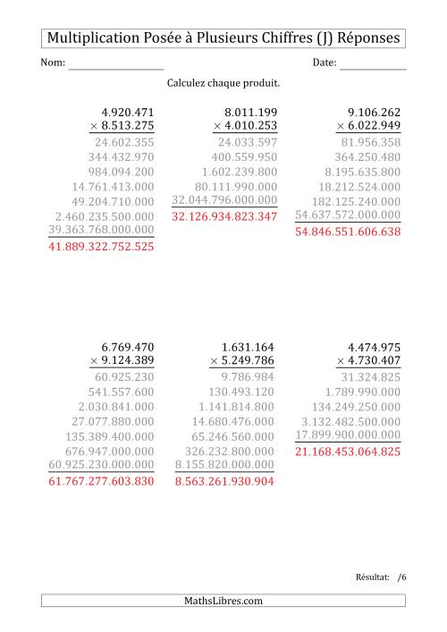 Multiplication d'un Nombre à 7 Chiffres par un Nombre à 7 Chiffres avec un Point comme Séparateur de Milliers (J) page 2