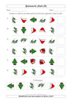 Patrons de Noël avec Comme Particularités la Forme et la Rotation