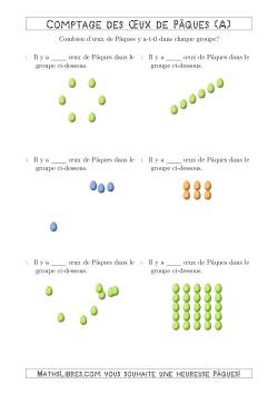 Comptage des <span>Œux de Pâques Arrangés en Formes Diverses