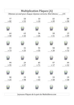 Multiplication de Pâques à Deux Chiffres