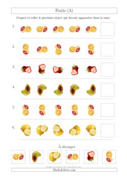 Patrons des Fruits avec Une Seule Particularité (Rotation)