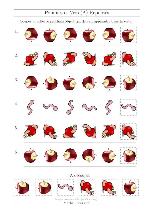 Patrons des Pommes et Vers avec Une Seule Particularité (Rotation) (A) page 2