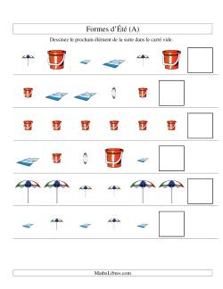 Suites d'images -- Formes d'été -- Deux attributs