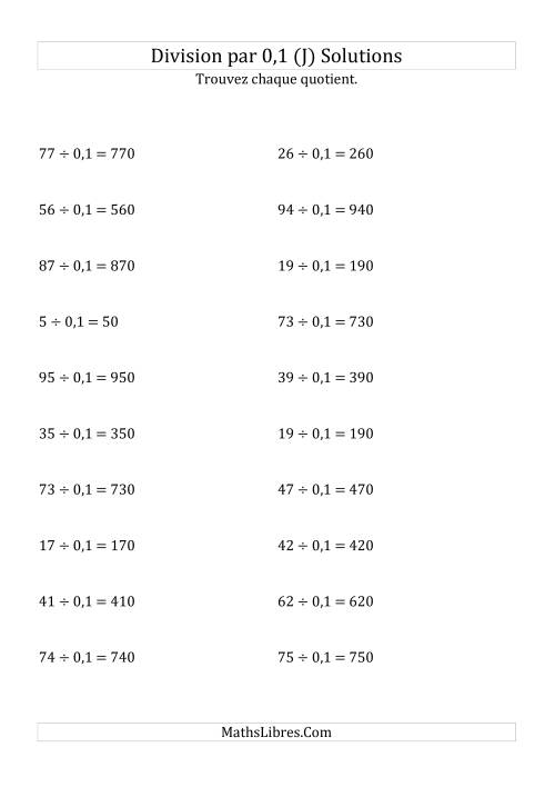 Division de nombres entiers par 0,1 (J) page 2