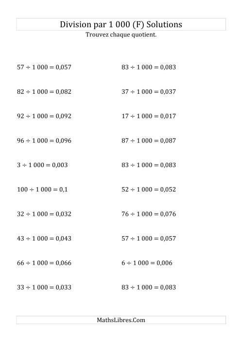 Division de nombres entiers par 1000 (F) page 2