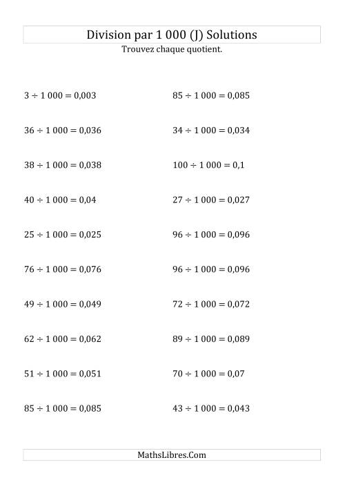 Division de nombres entiers par 1000 (J) page 2