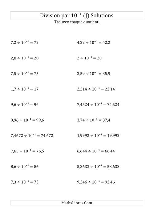 Division de nombres décimaux par 10<sup>-1</sup> (J) page 2