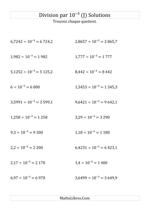 Division de nombres décimaux par 10<sup>-3</sup> (J) page 2