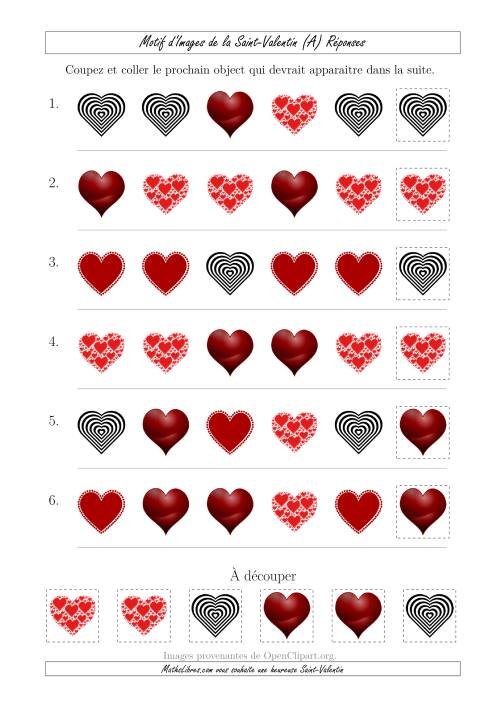 Motif d'Images de la Saint Valentin avec la Forme Comme Attribut Seulement (A) page 2