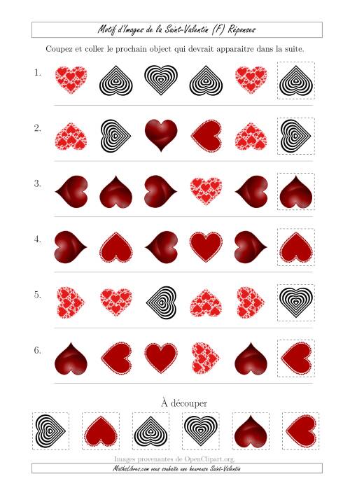 Motif d'Images de la Saint Valentin avec la Forme & la Rotation  Comme Attributs (F) page 2