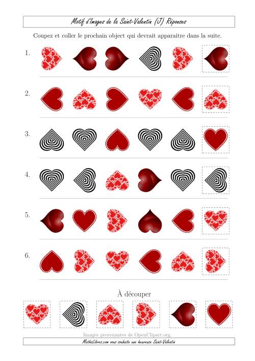 Motif d'Images de la Saint Valentin avec la Forme & la Rotation  Comme Attributs (J) page 2