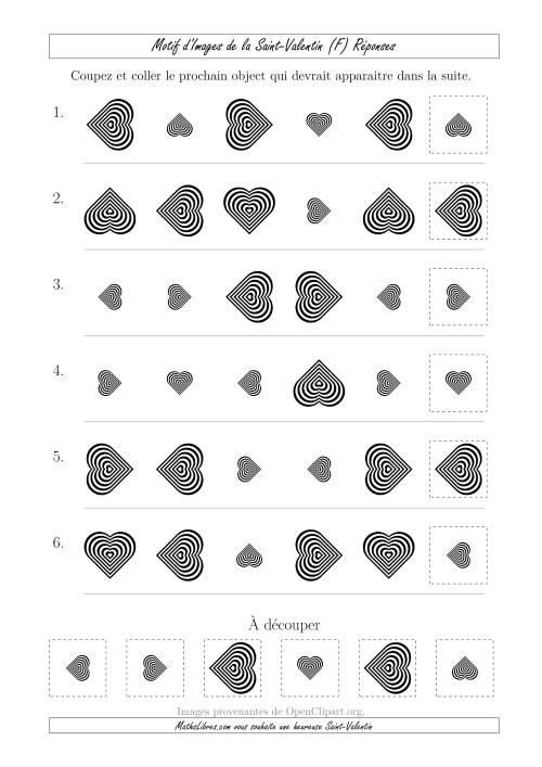 Motif d'Images de la Saint Valentin avec la Taille et la Rotation Comme Attributs (F) page 2